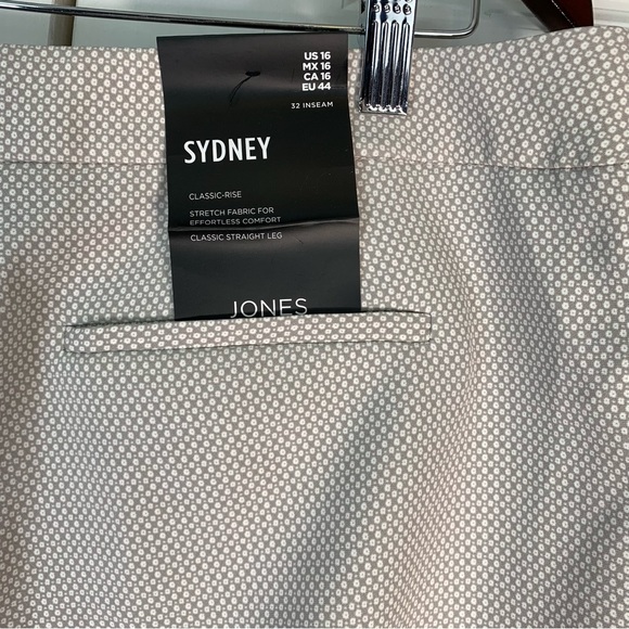 NWT Jones New York Straight Leg Trouser Pants - Picture 11 of 12